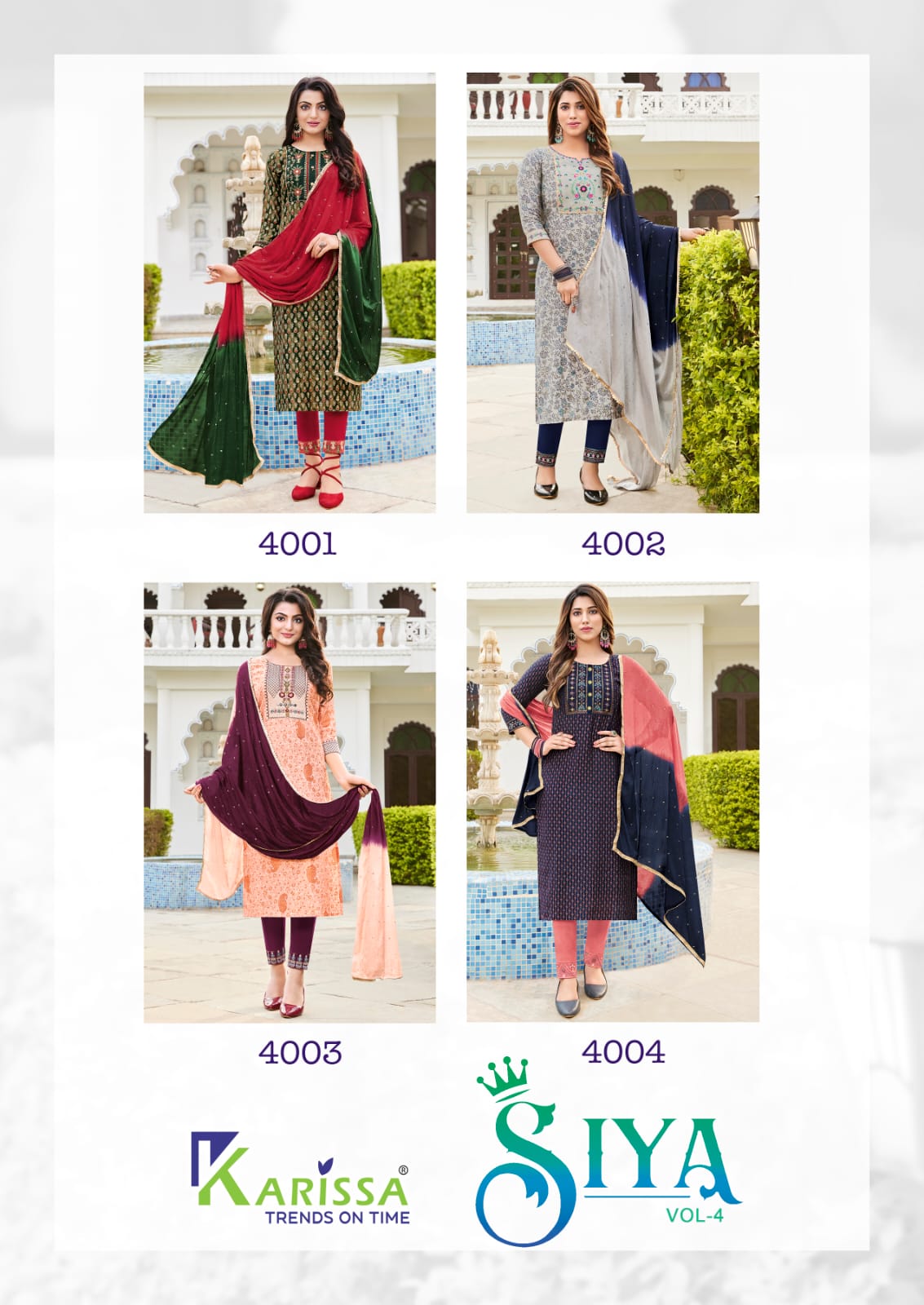 SIYA 4 Heavy Festive Wear Wholesale Readymade Designer Salwar Suits